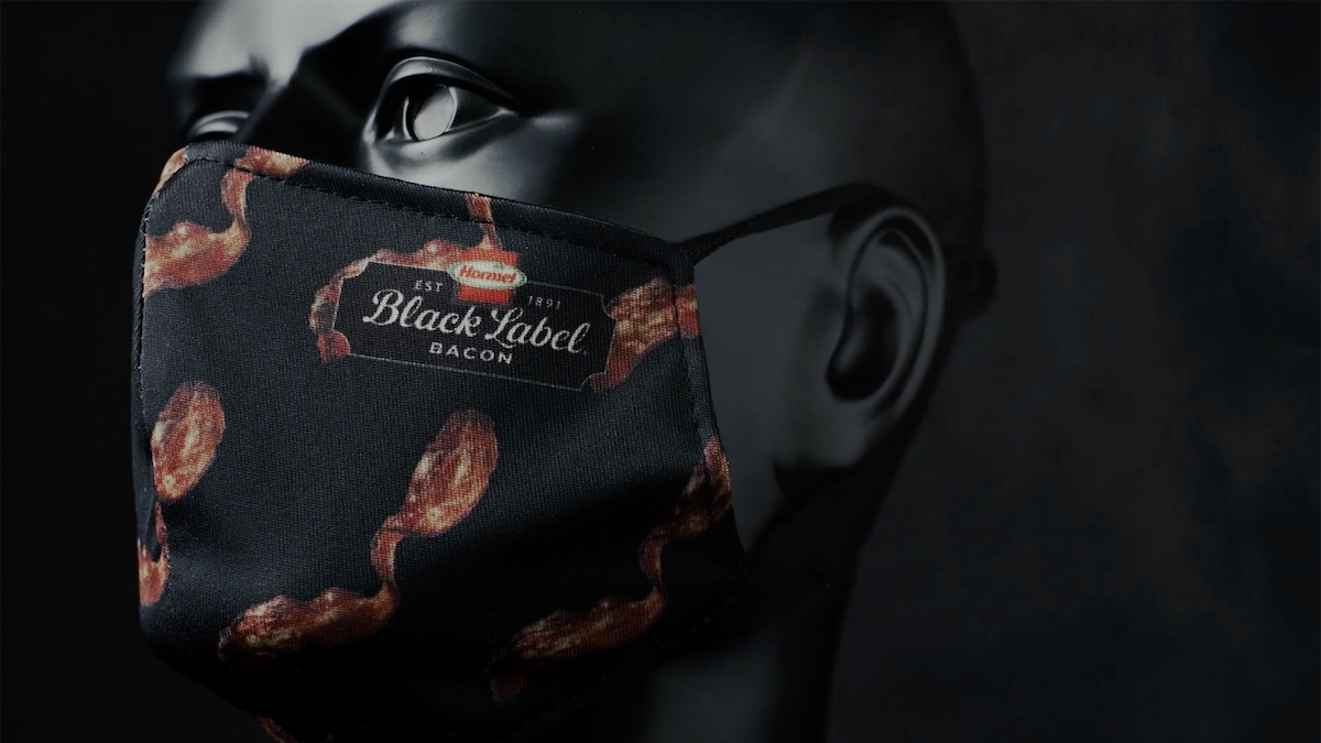 Hormel made a bacon face mask so you can smell bacon while out in