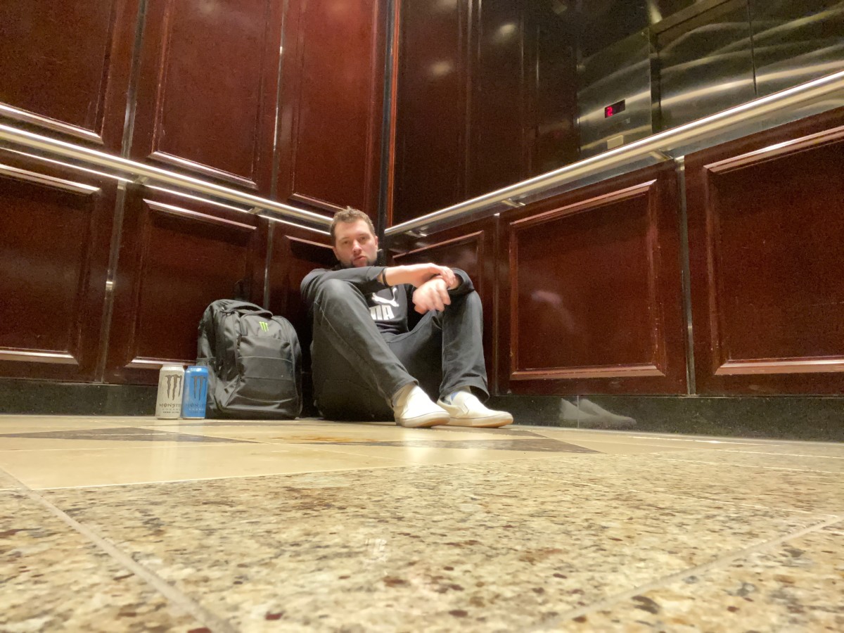 Cory Cove of KFAN's Power Trip stuck in elevator as show goes on air