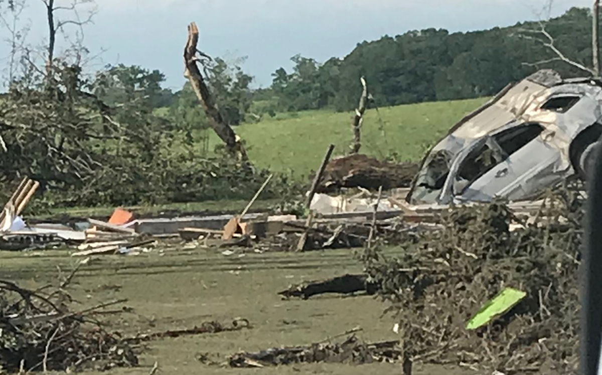 Dalton tornado damage