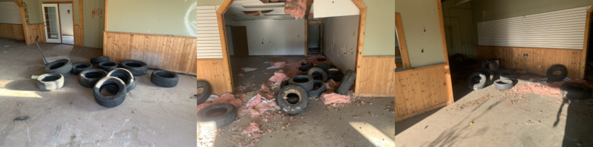CAIR MN says more than 30 tires were "strategically placed" inside the building.