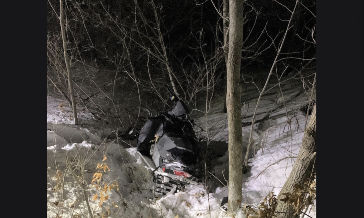 Man hospitalized after snowmobile crash in Stearns County Bring Me The News