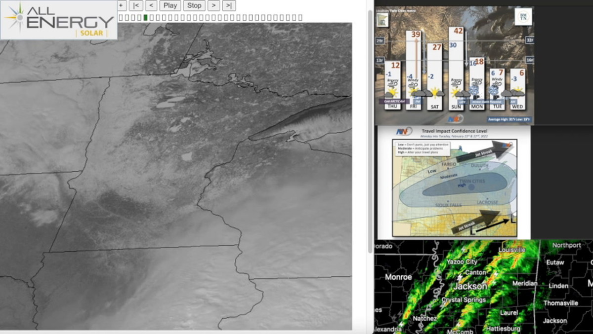 Feb. 17 Novak Weather update Potential for significant snow in