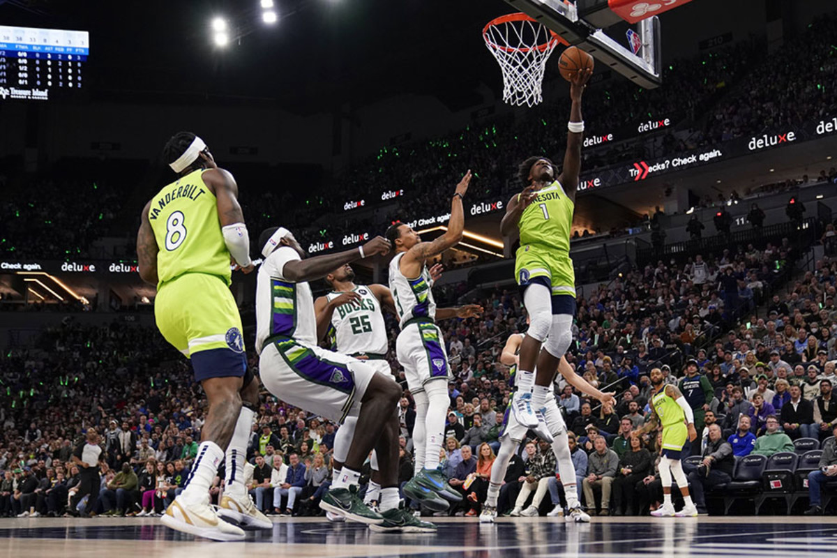 Миннесота Тимбервулвз. Разыгрывающий Миннесоты Тимбервулвз. Bucks at Timberwolves NBA. Timberwolves Minesota Spalding.