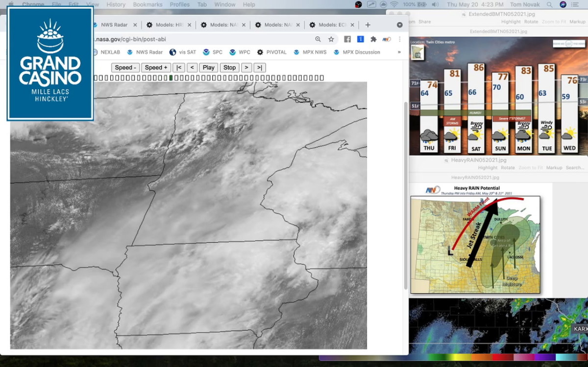 May 20 Novak Weather Muggy and stormy with severe weather potential