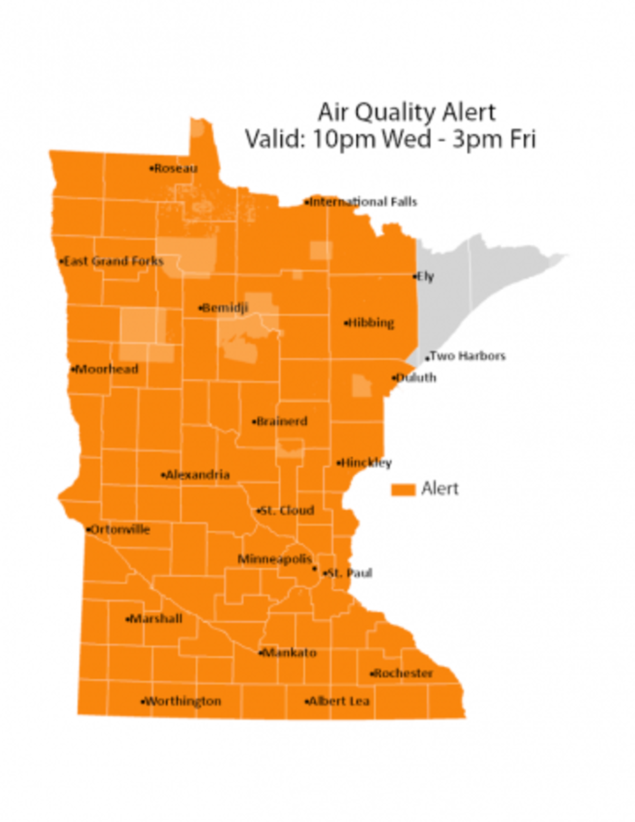 MPCA air quality alert - july 29
