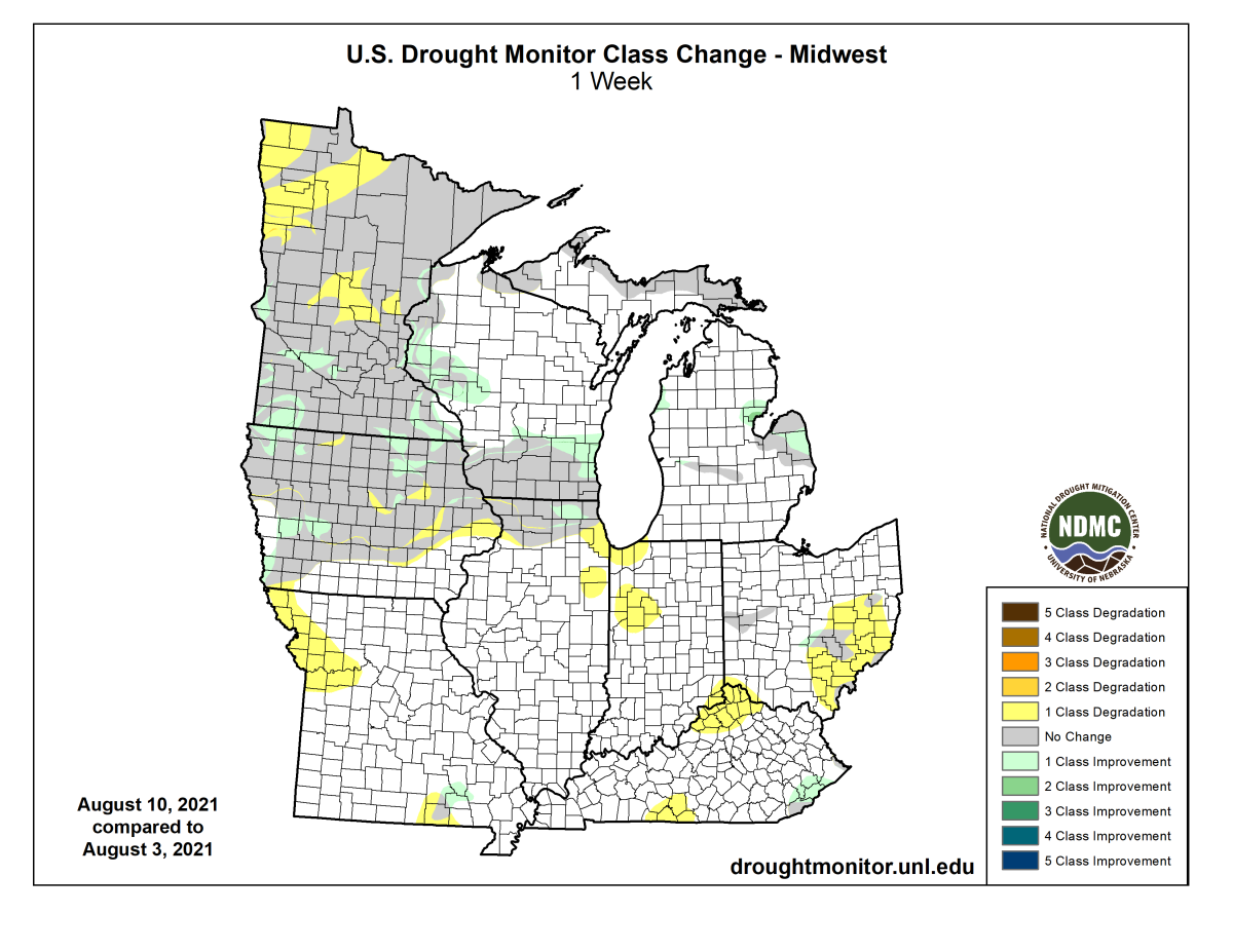 For first time since records started, parts of Minnesota are in