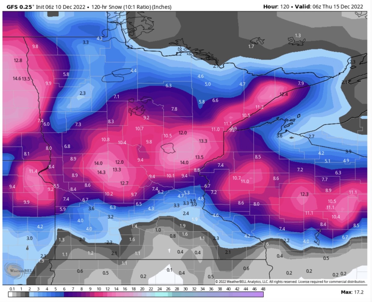 Winter Storm With 'impressive' Snow Potential Still On Track For ...