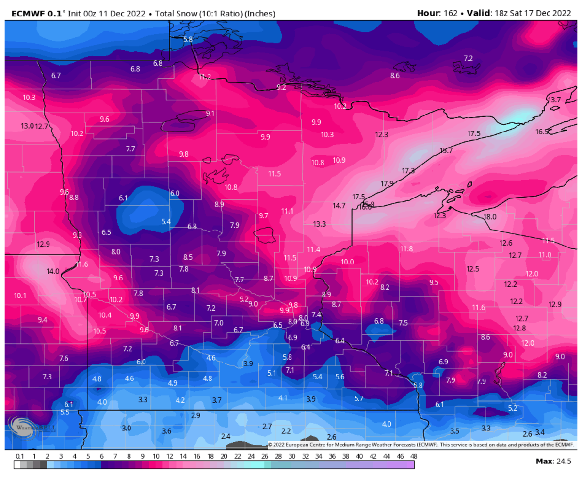 Winter storm watch It's going to be a messy week in Minnesota Bring