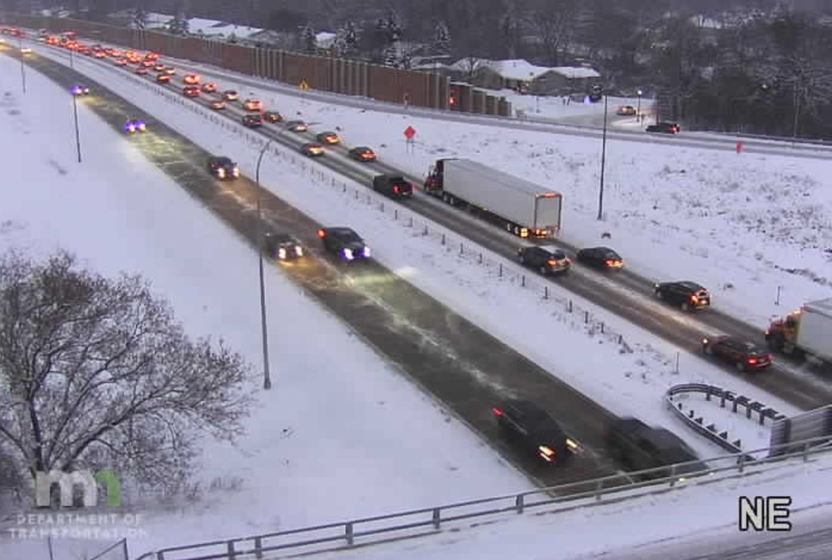 Snow Causing Major Problems On Twin Cities Roads During PM Commute ...