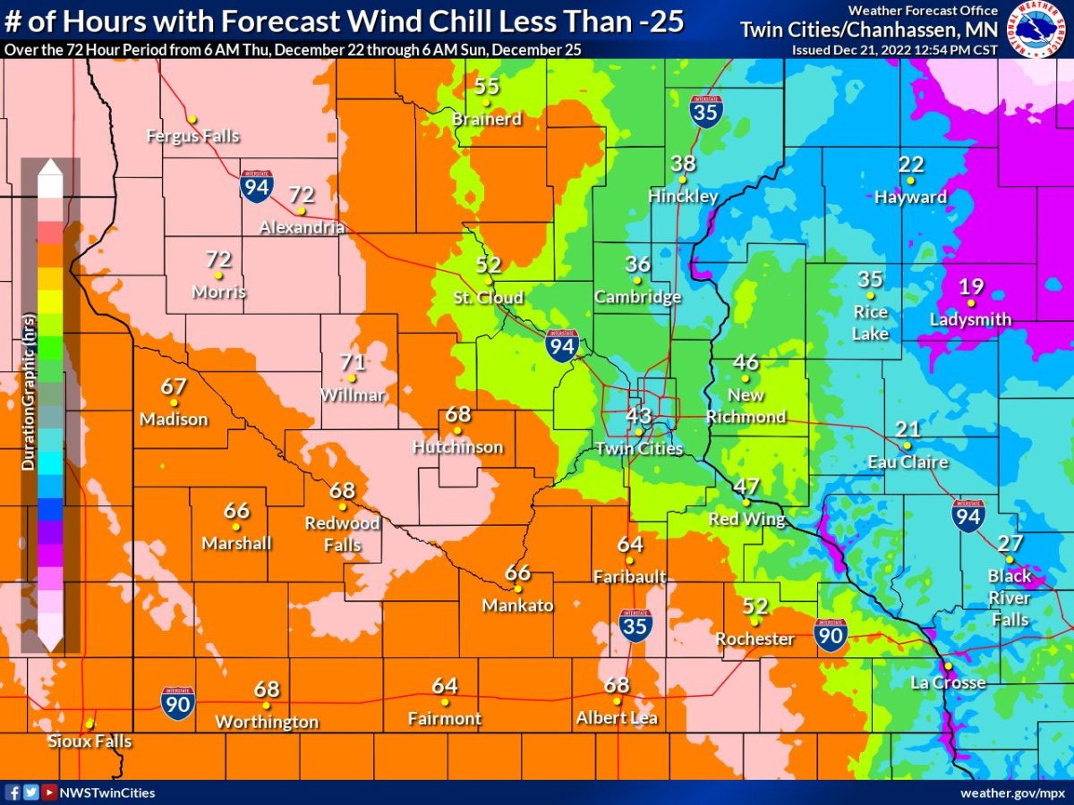 Blizzard warning expands; -25F or worse wind chill to last days - Bring ...