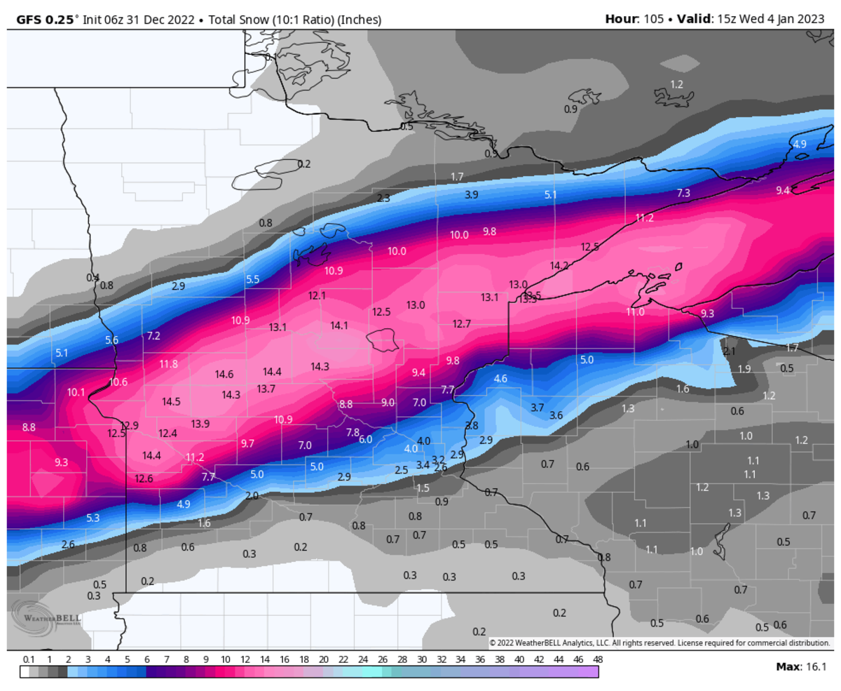 Snowstorm What the models are showing Bring Me The News