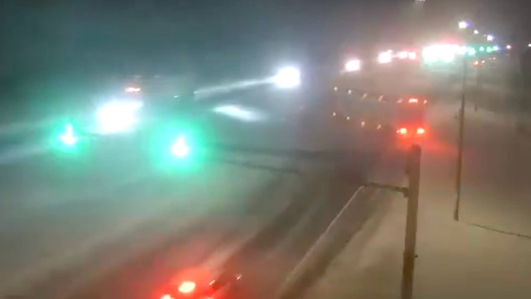 Watch: Semi-trailer jackknifes on I-94, overturns in mound of snow - Vimarsana News