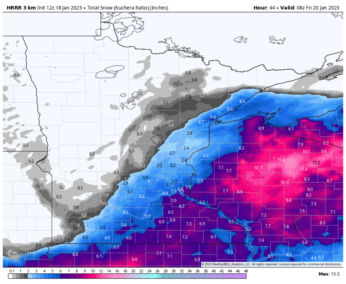 Winter storm warning Where, how much and what the models show Bring