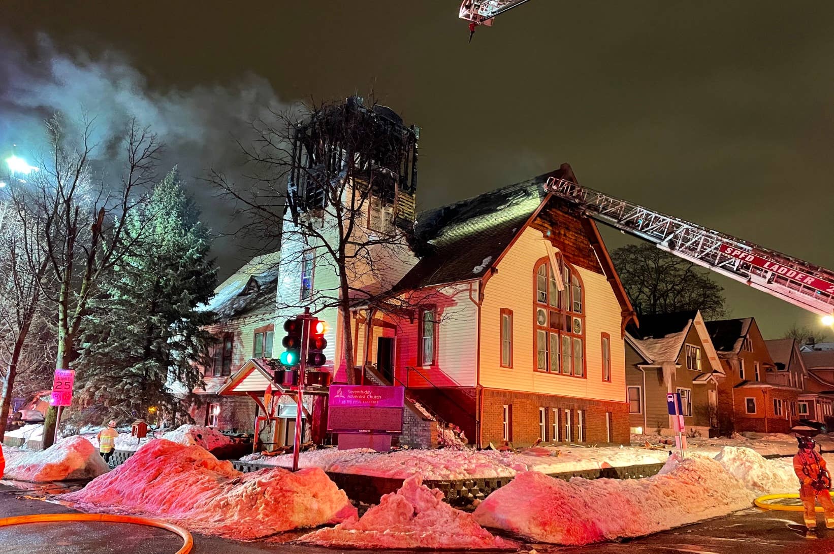 Firefighters put out flames at east St. Paul church - Vimarsana News