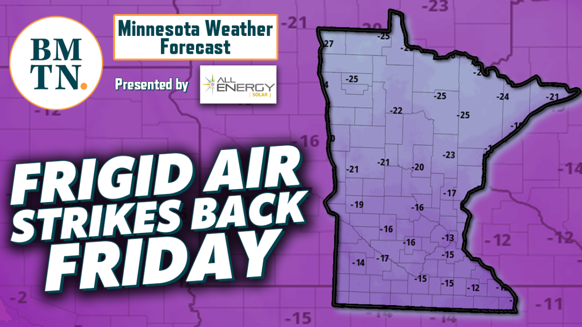 Minnesota weather One more cold shot before temps spike Bring Me The