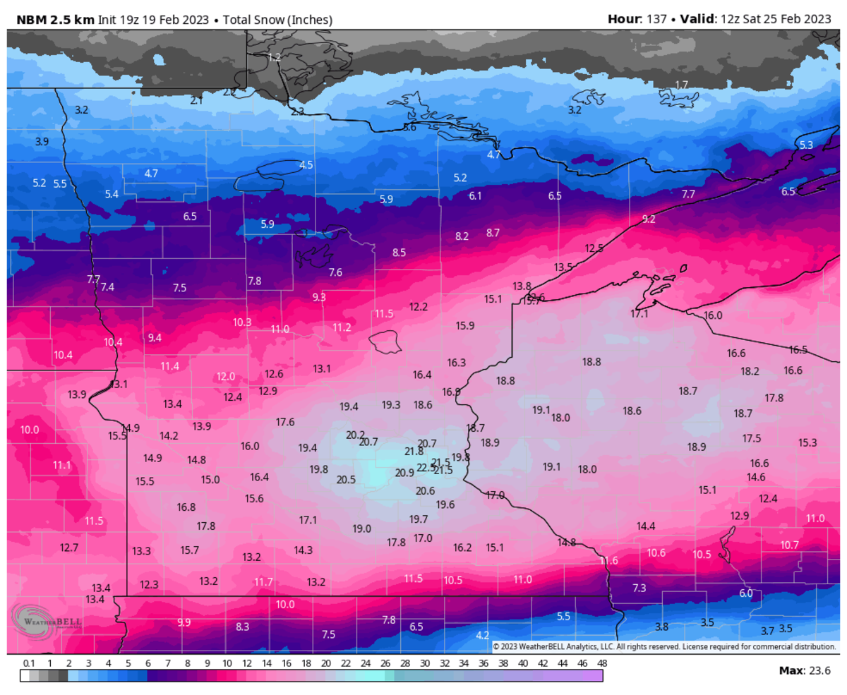 NWS: High-end snowstorm could have 'extreme' impacts in Minnesota ...