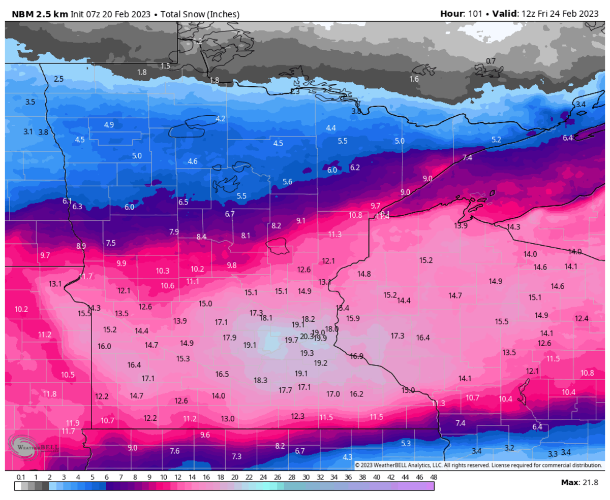 Monday update Snowstorm to 'unleash its fury' on Minnesota Bring Me