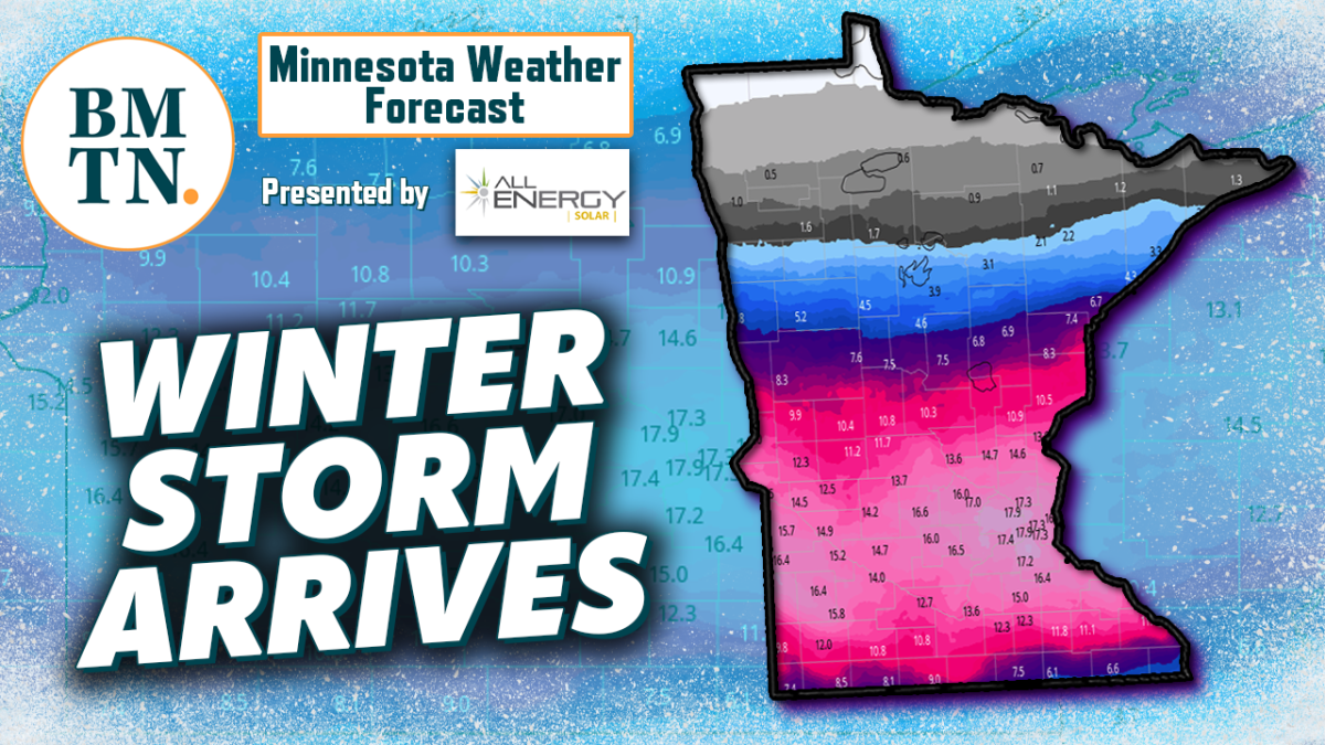 Minnesota weather Historic storm begins this afternoon Bring Me The News