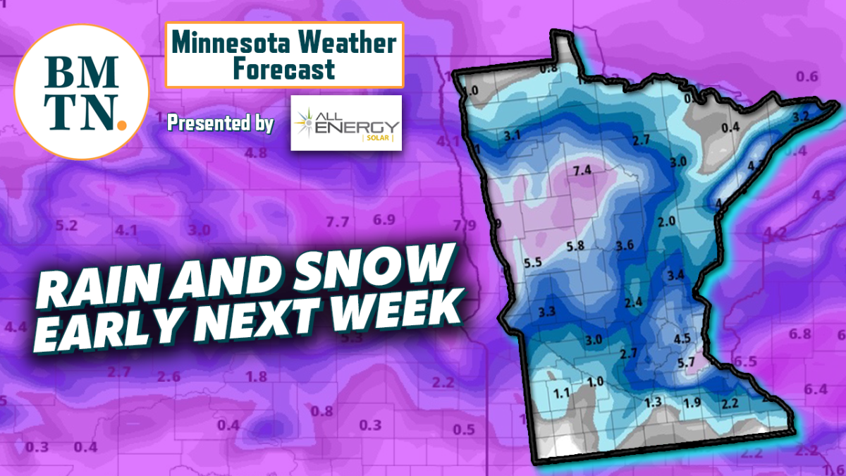 SundayMonday system for MN; Dangerous outbreak in the South Bring Me