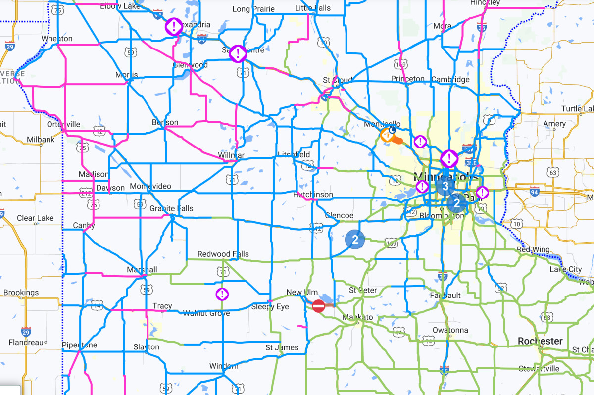 Crashes across Minnesota after heavy, slushy snow falls overnight ...