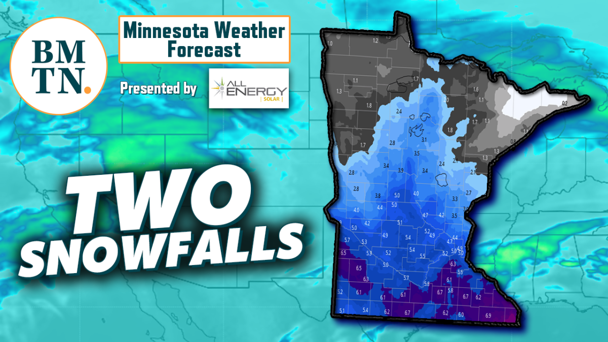 Minnesota weather Tracking TWO snowfalls Bring Me The News