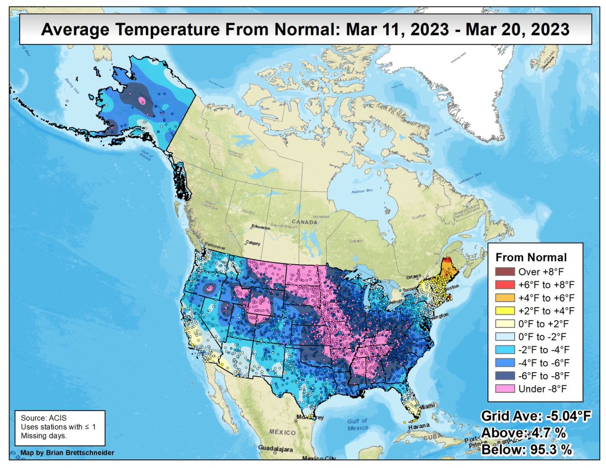 Painfully slow start to spring is exacerbating flood threat in ...