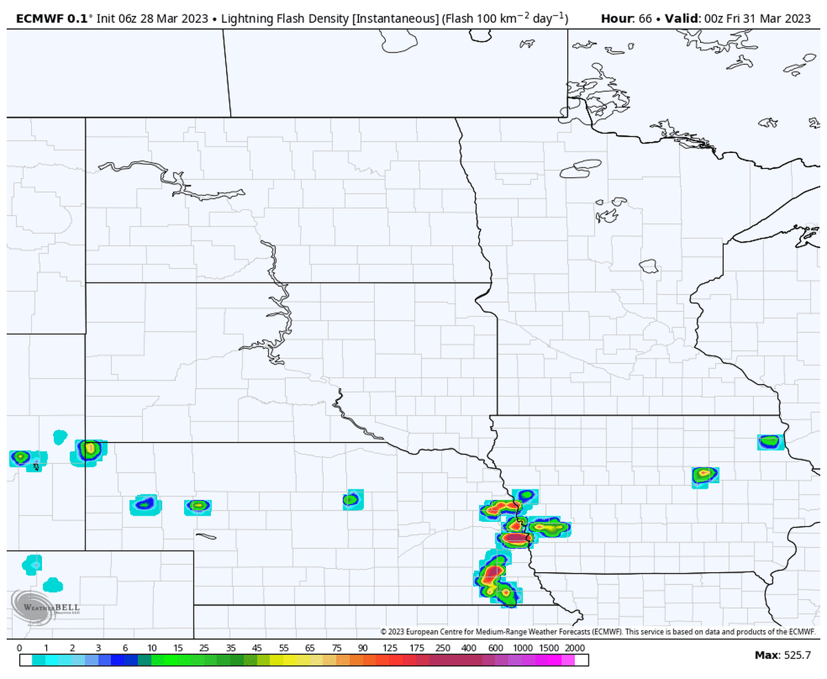 Rain, snow, thunder, hail Classic spring storm hits ThursdayFriday