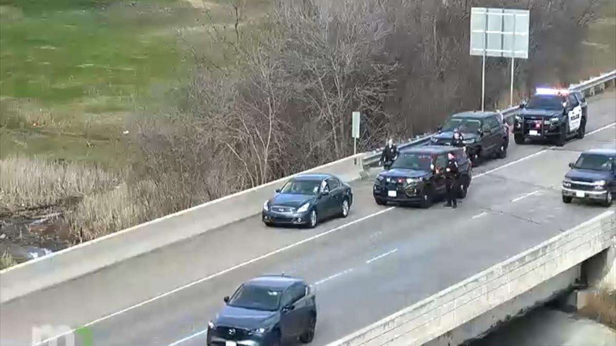 Suspect jumps over bridge on I-35E in Mendota Heights - Bring Me
