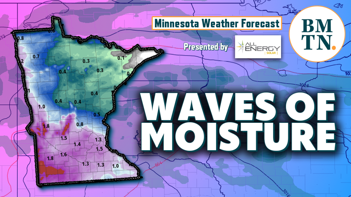 Minnesota weather Potential for significant rainfall into the weekend