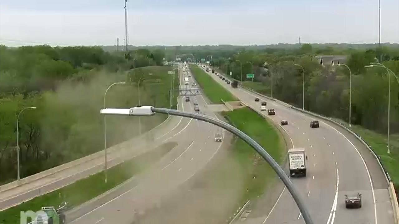 Pickup truck crashes, flips over bridge on Minnesota highway Bring Me