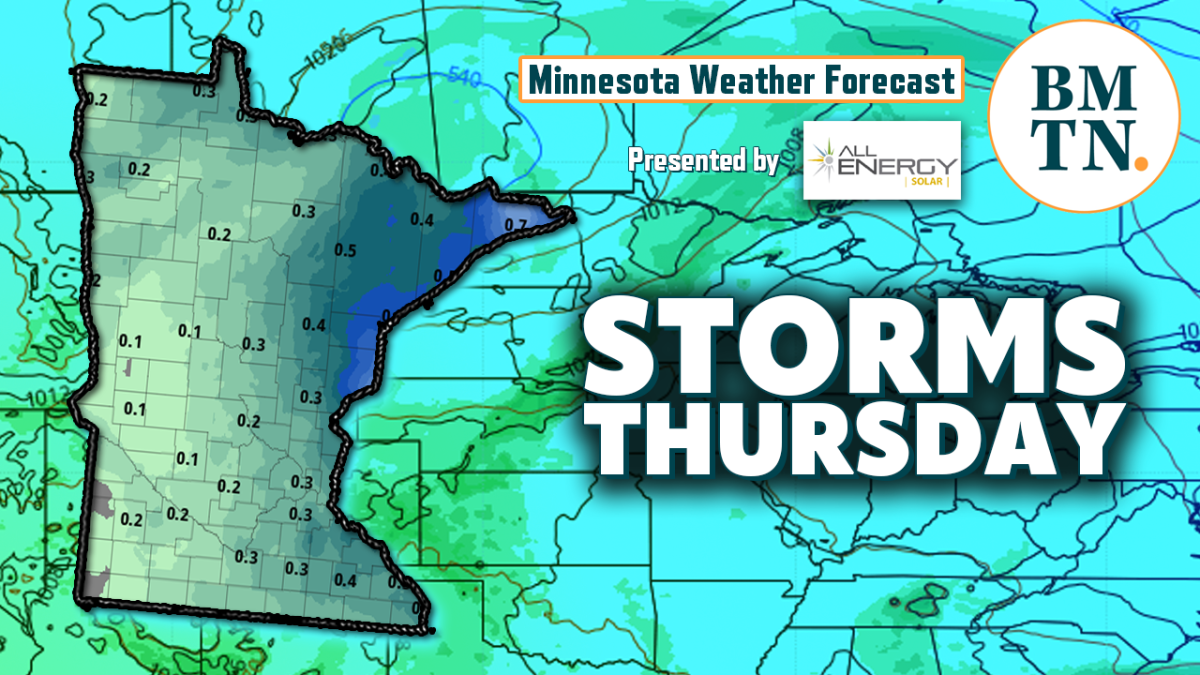 Minnesota weather Storm chances on Thursday, perfect weekend to follow Bring Me The News