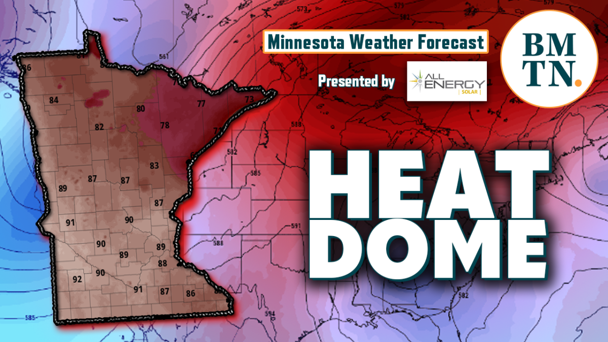 Minnesota weather Heat dome returns, possible storms this weekend