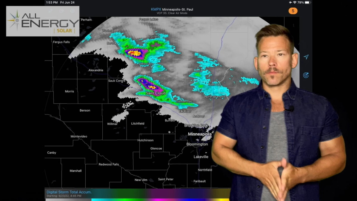 Huge rain totals in MN; Friday night, Saturday severe threat Bring Me