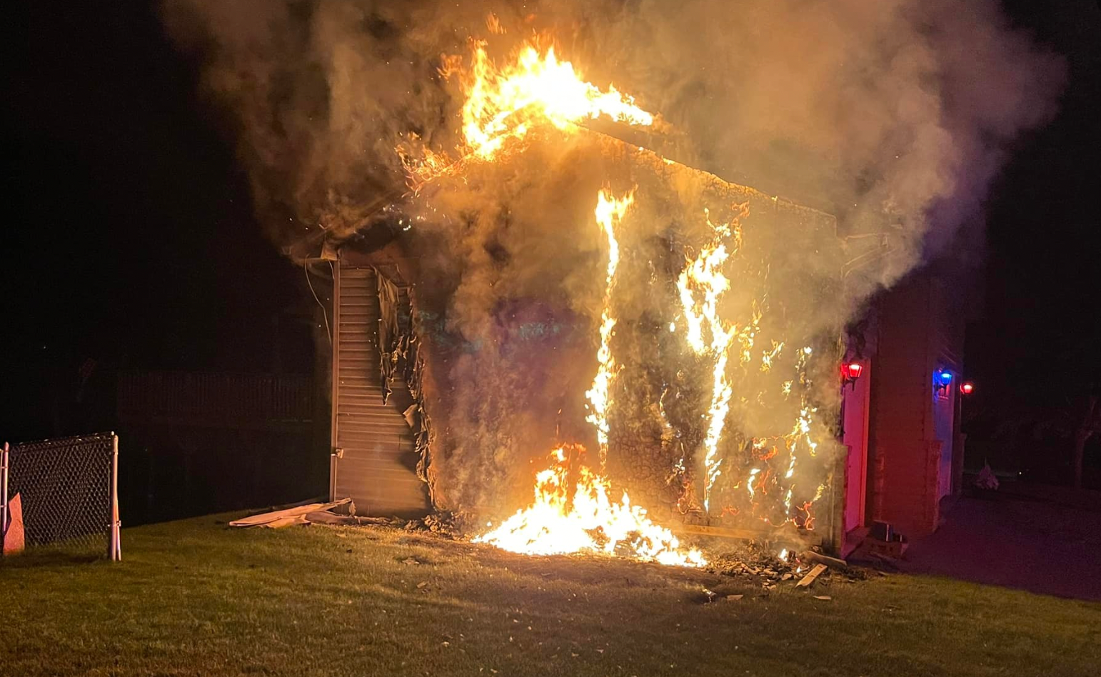 Fireworks likely cause of garage blaze in Hugo - Vimarsana News