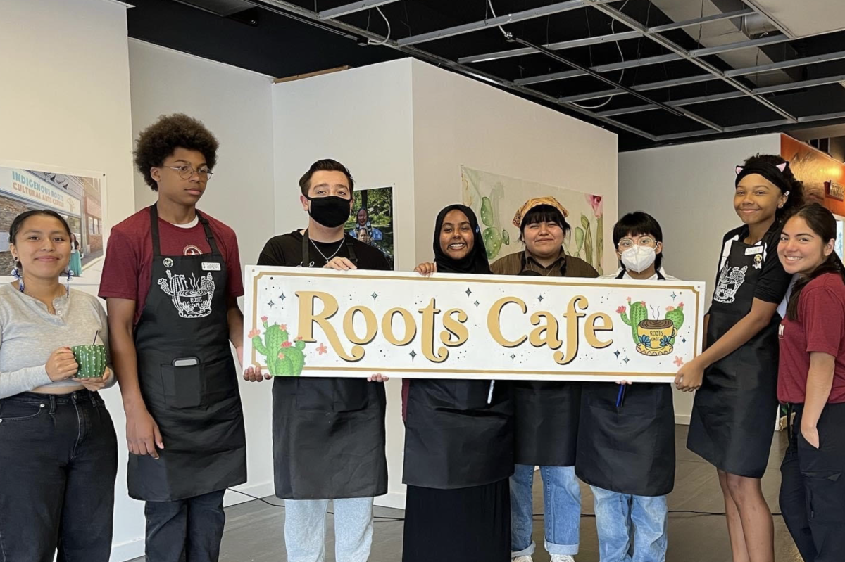 Roots Cafe opened in July inside the Indigenous Roots Cultural Arts Center. Photo courtesy of Reyna Day. 