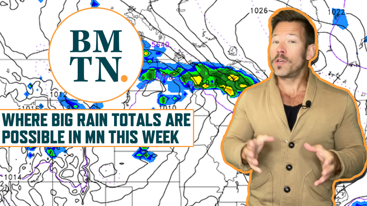 Where big rain totals are possible in Minnesota this week Bring Me