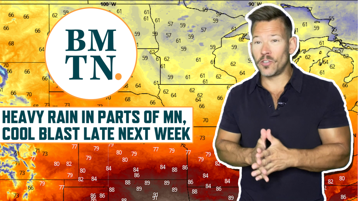 Summerlike heat to be followed by Minnesota's first cool blast Bring