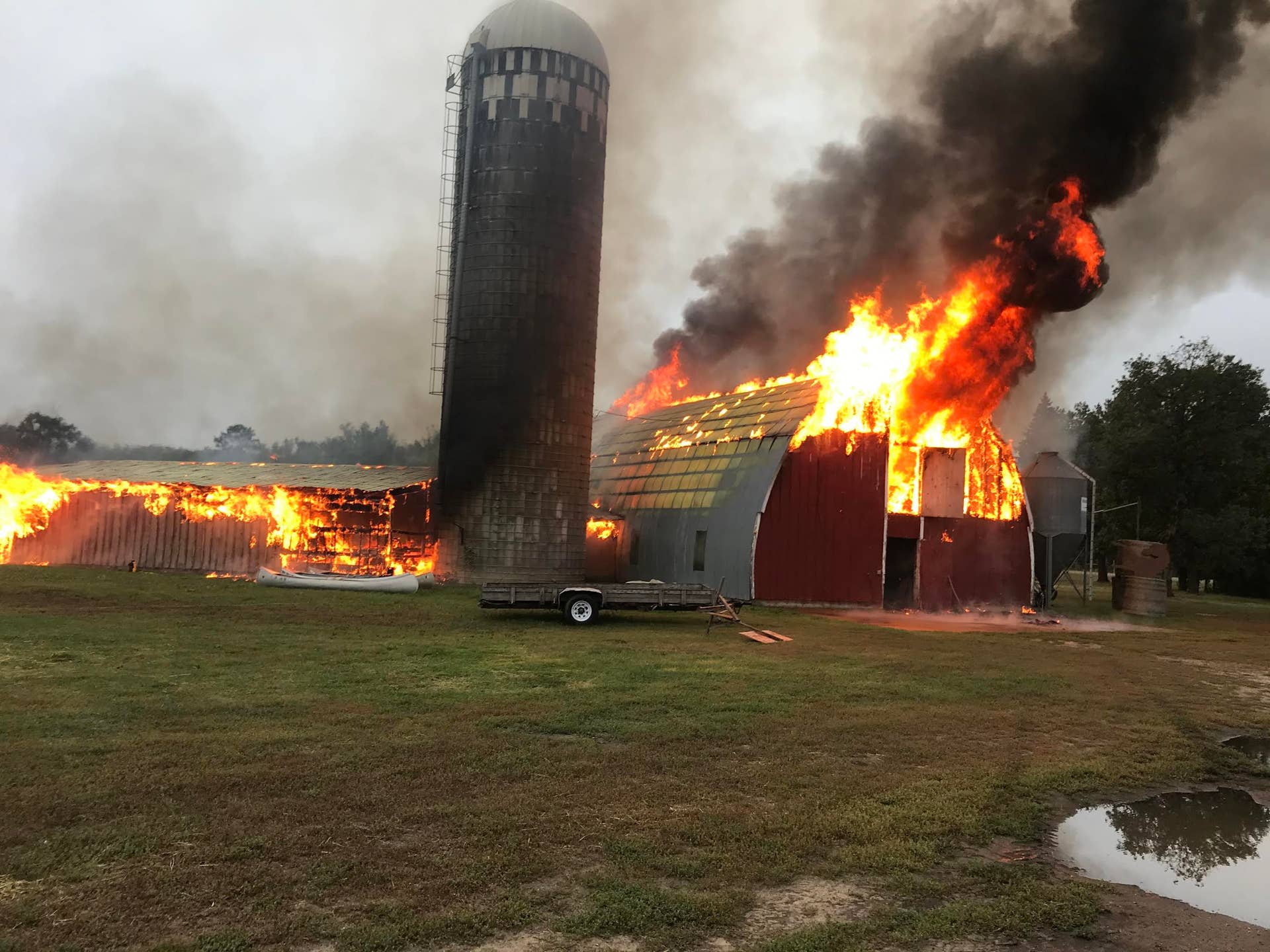 Spark ignites fire at produce farm near Park Rapids - Vimarsana News