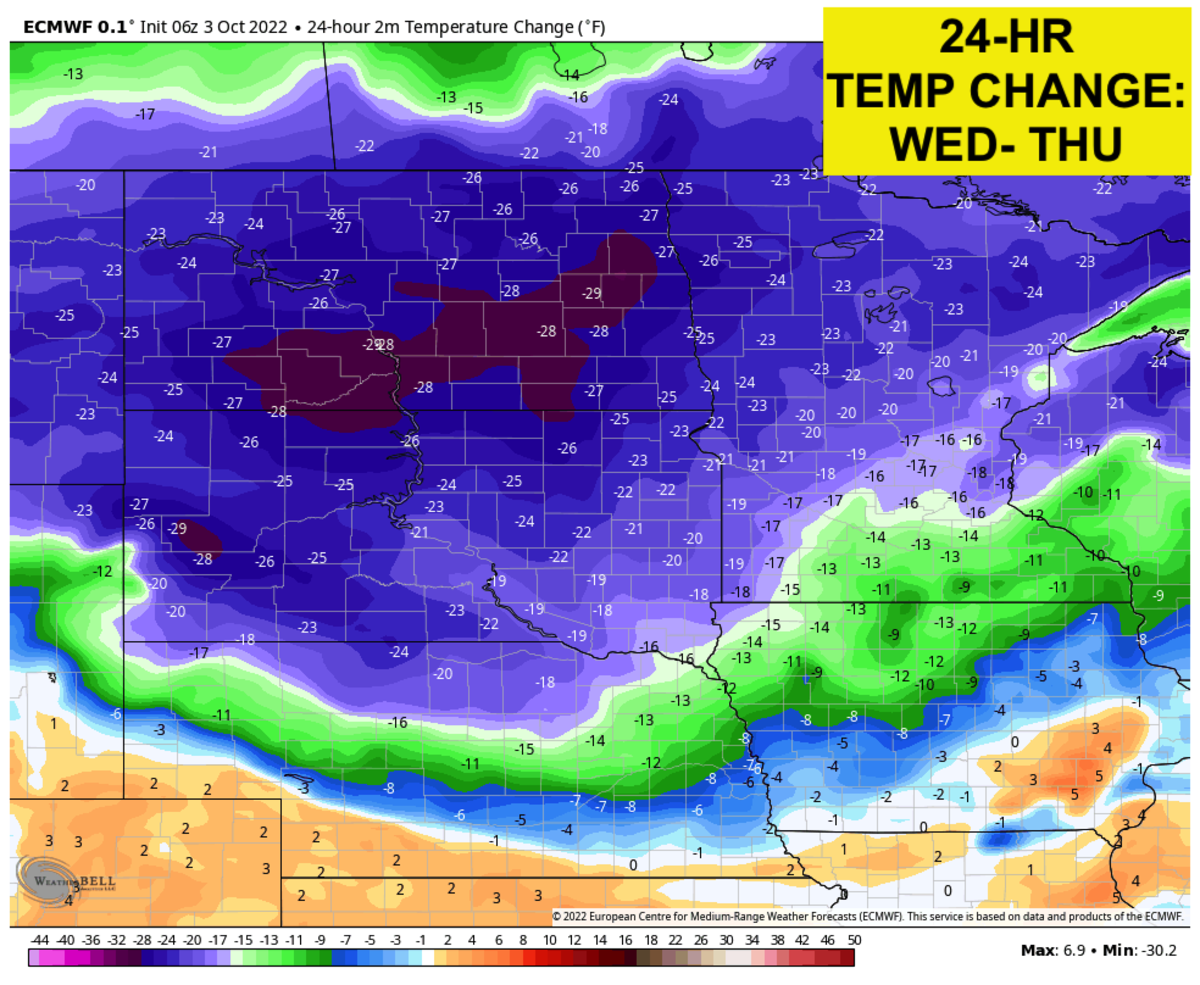 Very warm for October before abrupt change in Minnesota Bring Me The News