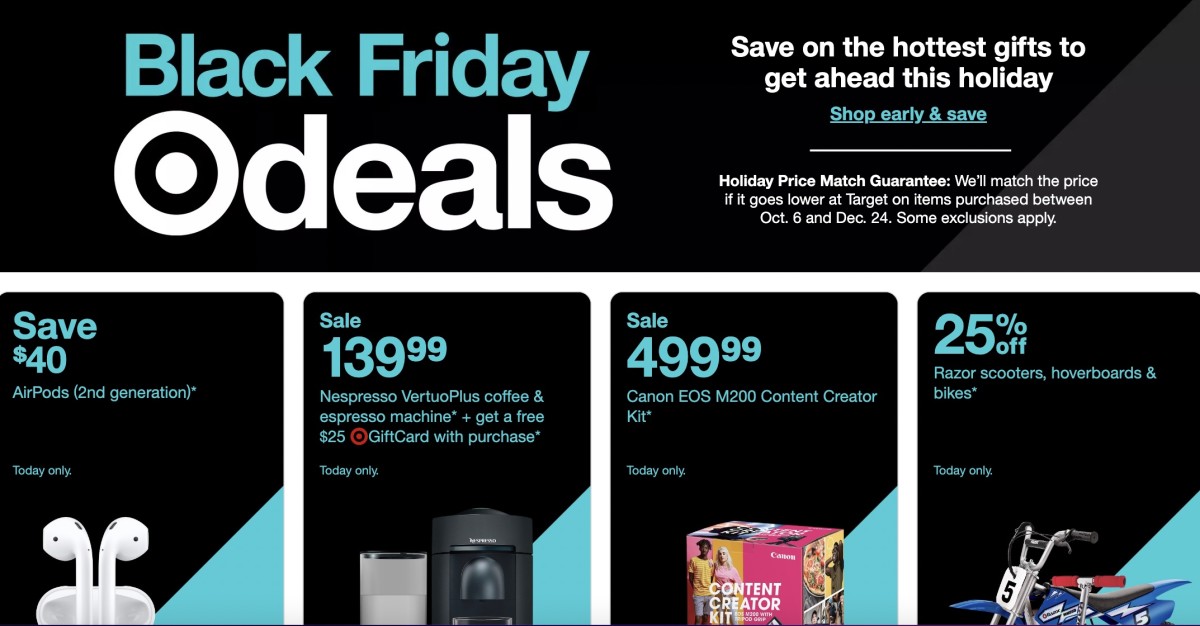 Target reveals deals for its main Black Friday sale - Bring Me The News