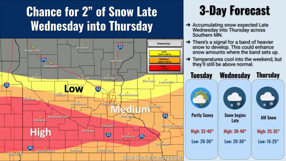 Accumulating Snow Set To Hit Minnesota Wednesday-Thursday - Bring Me ...