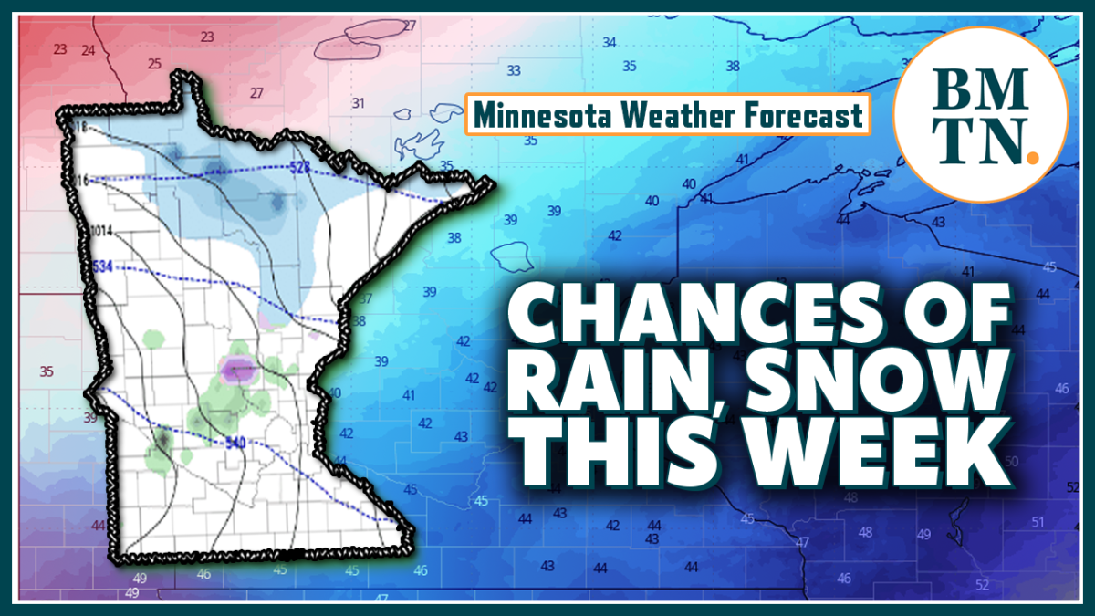 Minnesota Weather Forecast: Multiple Chances For Rain, Snow This Week ...