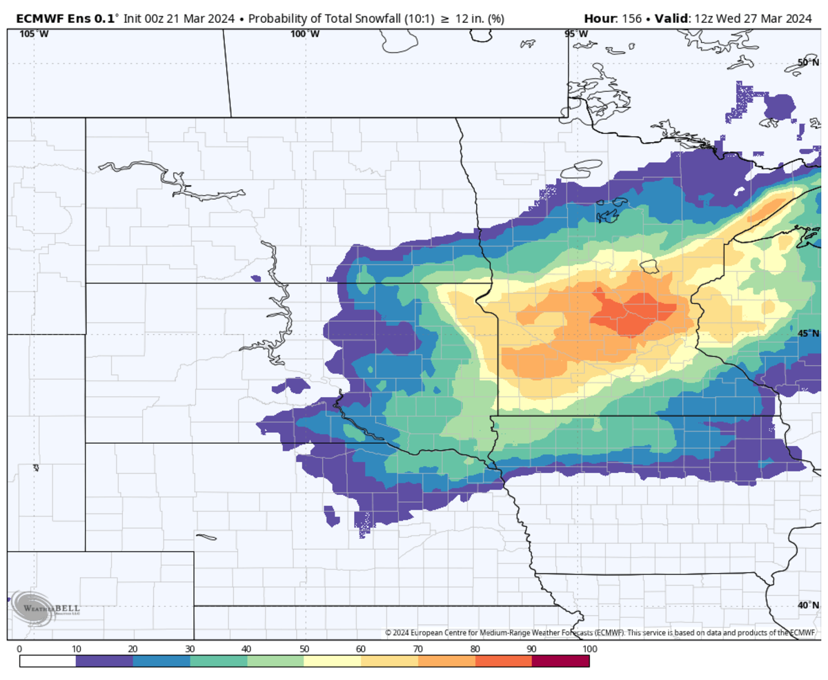 Snow latest Round 1 Thursday night, beastly storm on track for Sunday