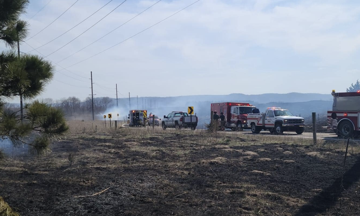Major grass fire prompts evacuation Saturday in southeast Minnesota
