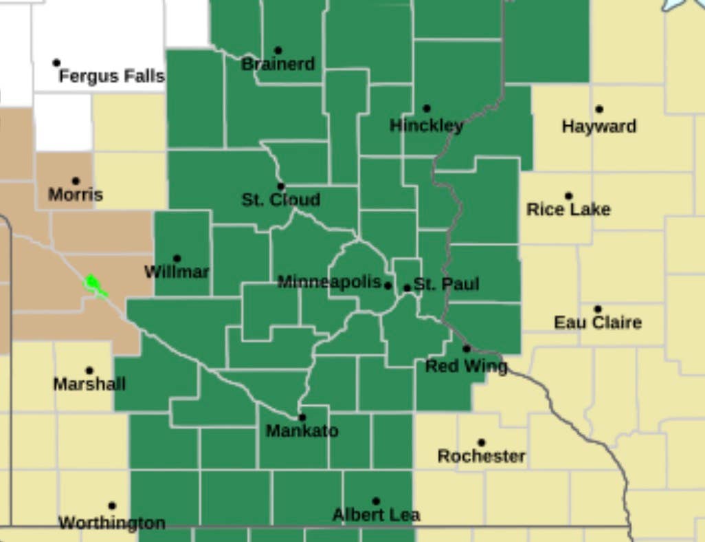 Flood watch issued in Twin Cities, Greater Minnesota with storms set to ...