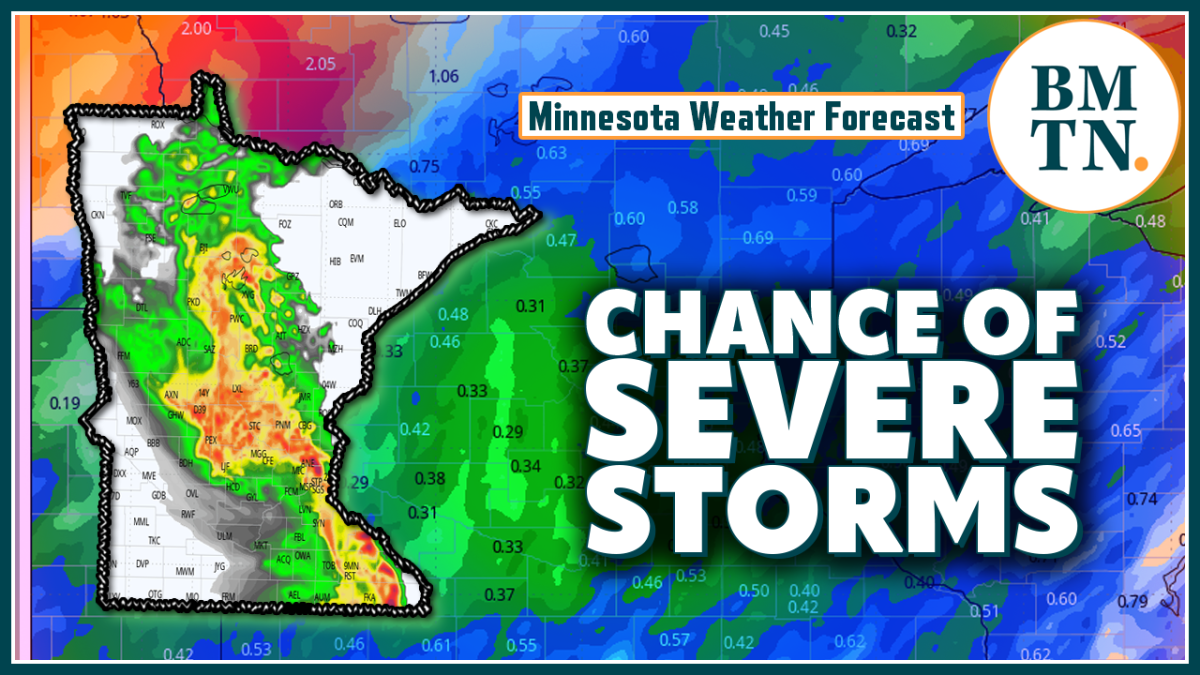 Thursday night storms in Minnesota, with a chance some are severe ...