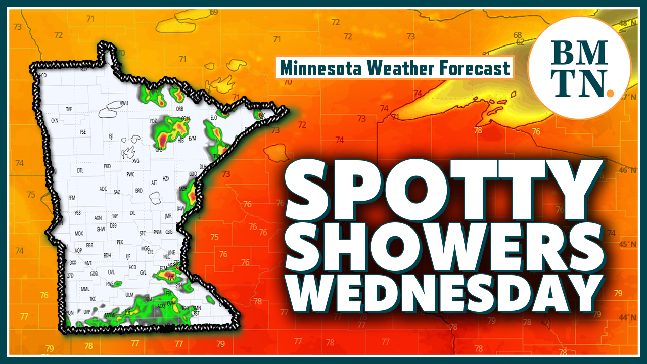 Spotty storms Wednesday, drier pattern ahead - Bring Me The News