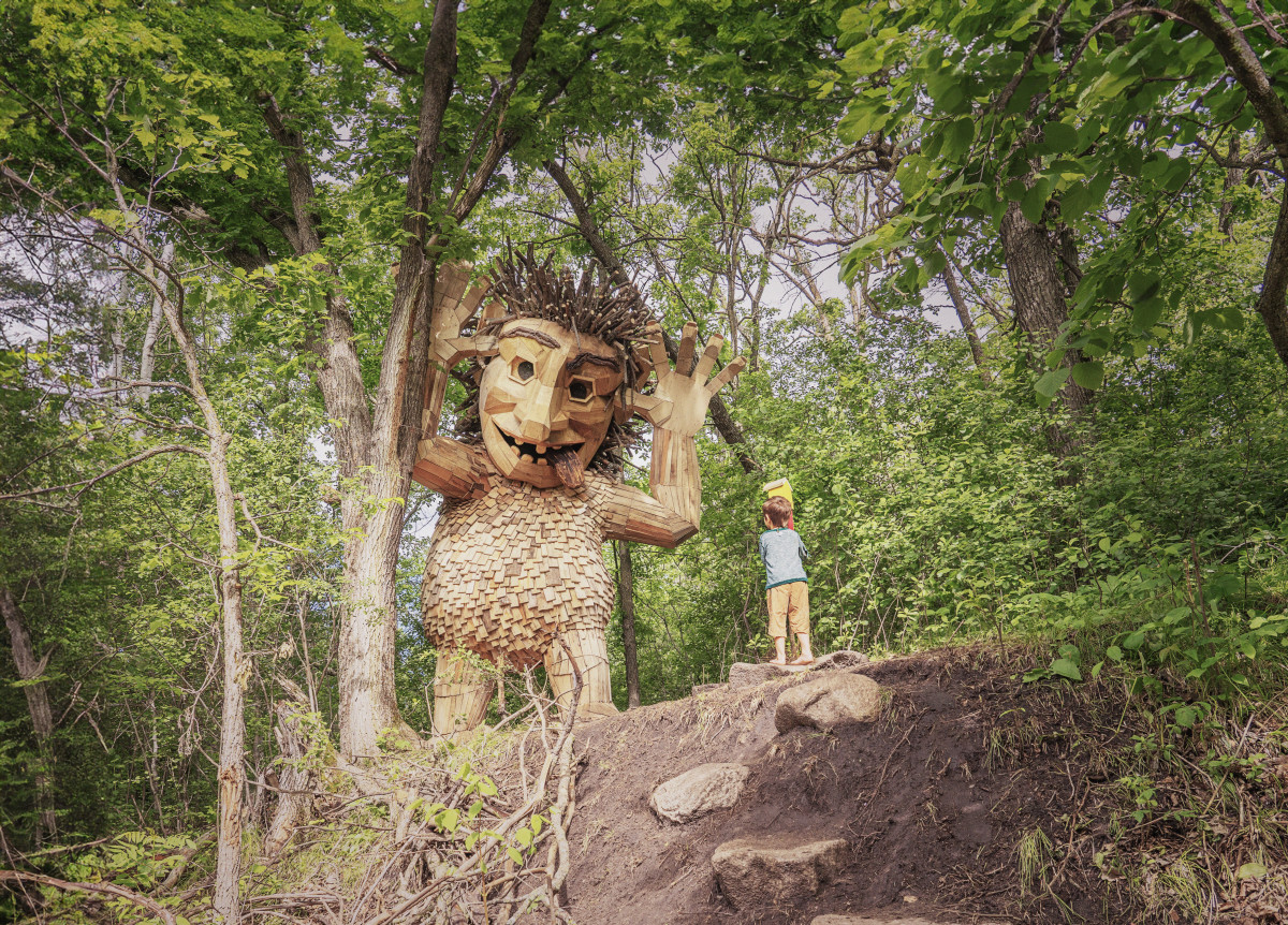 Thomas Dambo's massive, whimsical trolls have invaded Detroit Lakes ...