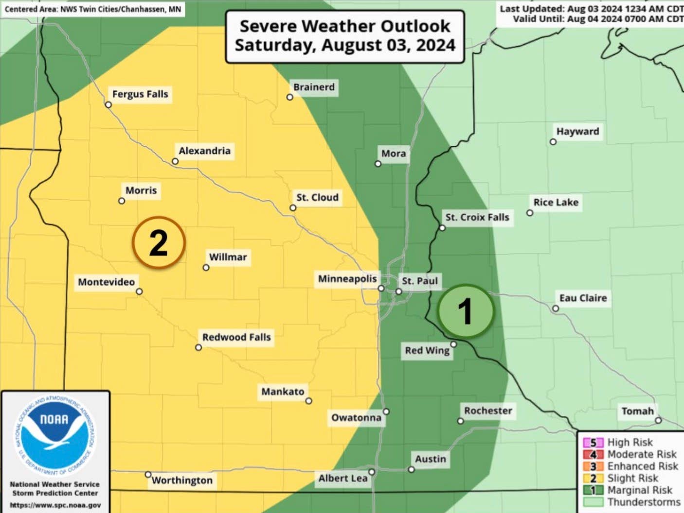 Severe storms bringing large hail, damaging wind in Minnesota on ...