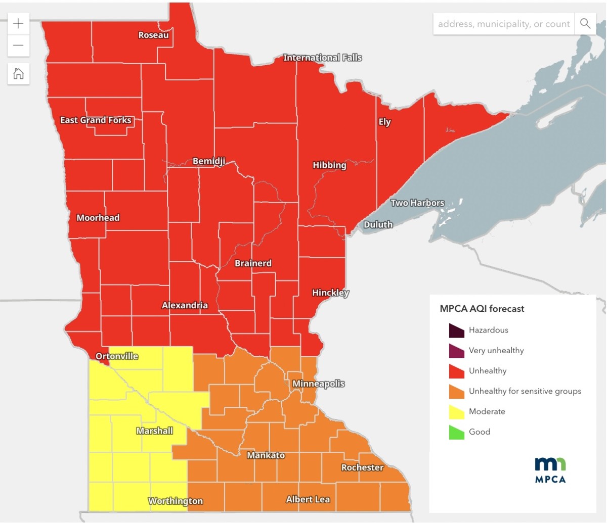 Wildfire smoke to bring 'significant air quality event' to MN on